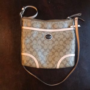 Leather Coach side bag.